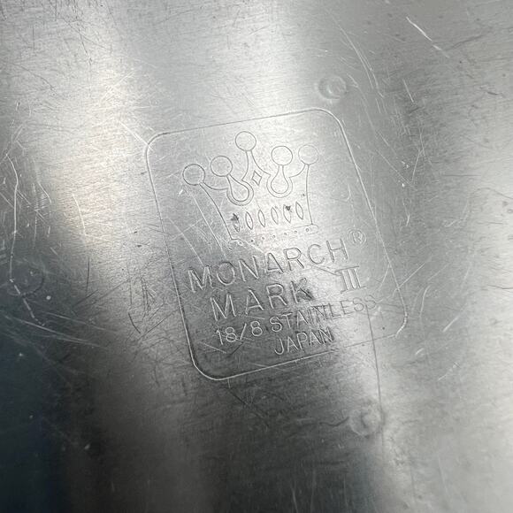 Vintage Monarch Mark III Sauce Dip Bowl MCM Mid Century Stainless Steel Japan - Picture 8 of 8